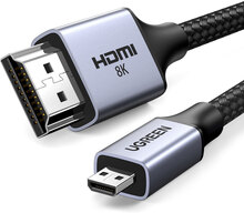 Ugreen HDMI-kabel MicroHDMI hane till HDMI Hane 2.1 8K 2m