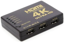 HDMI Switch 1 till 5 Förgrening med Fjärrkontroll