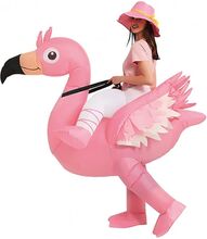 Puhallettava Cute Flamingo Naamiaisasu