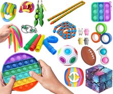 30-Pack Fidget Toys - Pop It, Stressboll, Dimple, Bönor m.m.
