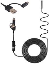 INF Endoskop inspektionskamera med USB/USB-C Svart