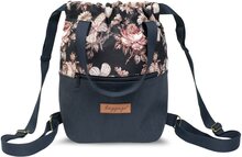 Väska väska dam ryggsäck handväska 2 i 1 - ryggsäck väska väska handväska ryggsäck väska ryggsäck handväska ryggsäck svart med blommor