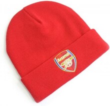 Arsenal FC Crest stickad mössa med uppslag