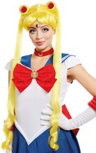 Funidelia | Sailor Moon Peruk OFFICIELLA för dam ▶ Anime, Cosplay, Usagi Tsukino, Tecknad - Gul, accessoarer för maskeraddräkter