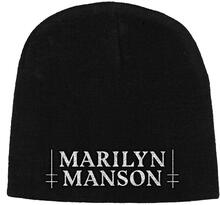 Marilyn Manson Unisex Beanie med logotyp för vuxna