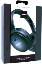 Bose QuietComfort 45 - Hörlurar med mikrofon - fullstorlek - Bluetooth - trådlös - aktiv brusradering - ljudisolerande - trippelsvart