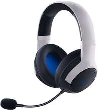 Razer Kaira for Playstation - Headset - fullstorlek - Bluetooth/radiofrekvens 2,4 GHz - trådlös - vit - för Sony PlayStation 5