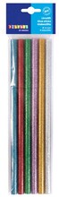 Smältlim - Maxi - 11 mm - Glitter Färger - 6 st