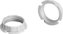 Cirkulär ring för G9-uttag Ø28 mm, höjd 7,5 mm Theoplast vit