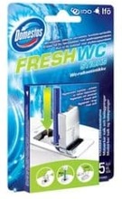 Toalettfrisker Domestos WC Sticks Ocean Fresh Fast med Parfume till IFÖ WC Blå,5 stk/pk