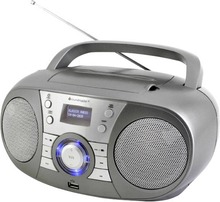 soundmaster SCD1800TI CD-radio DAB+, FM AUX, Bluetooth, CD, USB Grå