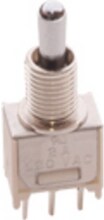 C & K Switches Vippbrytare 120 V/AC, 28 V/DC 2 A 3 x on/off/on 1 st Bulk