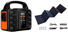 DENVER PPS-42000 - Powerbank - 42000 mAh - Med solpanel, 18 Watt - 10 A - QC - 3 utgångskontakter (2 x USB, USB-C)