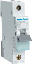 Hager MBN163, 50 - 60 hz, 63 A, 1P