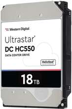 WD Ultrastar DC HC550 WUH721818ALE6L4 - Hårddisk - 18 TB - intern - 3,5" - SATA 6Gb/s - 7200 rpm - buffert: 512 MB