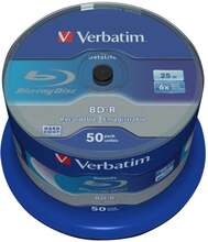 Verbatim DataLife - 50 x BD-R - 25 GB 6x - spindel