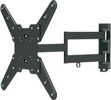 DELTACO ARM-425 - Monteringssats (väggfäste) - för TV - svart - monteringsgränssnitt: 75 x 75 mm - väggmonterbar