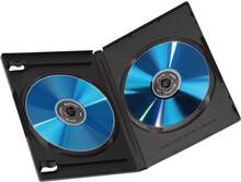 Hama - Lagring - DVD-fodral - kapacitet: 2 DVD - svart (paket om 5)