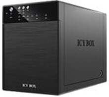 ICY BOX IB-3640SU3 - Hårddiskarray - 4 fack (SATA-600) - HDD 0 - SATA 3Gb/s, USB 3.0 (extern)