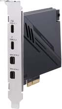 ASUS ThunderboltEX 4 nätverkskort/adapters Intern Mini DisplayPort, PCIe, Thunderbolt, USB 2.0, USB 3.2 Gen 2 (3.1 Gen 2)