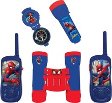 Lexibook äventyr Spiderman med walkie-talkies upp till 120 m, kikare och kompass (RPTW12SP)