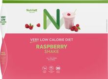Nutrilett VLCD Raspberry Shake meal replacement shake, 35 g, 20-PACK