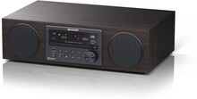 Sharp ALL-IN-ONE HI-FI Sound System, Hemmaljud mikrosystem, Brun, 100 W, 2-vägs, Trådlös, FM