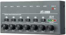 6 Way Mixer With Single Channel Stereo Switching Mini Signal Hybrid Small Audio