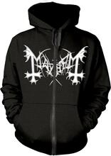 Mayhem Unisex Vuxen De Mysteriis Dom Sathanas Hoodie med full dragkedja för vuxna