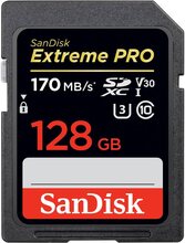128GB SanDisk Extreme Pro SDXC Class 10 UHS-I U3 V30 A2 200/90MB/s