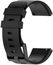Silikonband till Fitbit Versa / Versa 2 / Versa Lite - Svart S