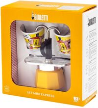 Bialetti Mini Express Lichtenstein - Percolator - 90 ml - flera färger