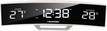 Blaupunkt CR12WH, Digital väckarklocka, Svart, Vit, 12/24h, FM, PLL, LCD, 251 mm