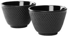 Bredemeijer Xilin - Tea mug - Storlek 7.8 cm diameter - Höjd 5.3 cm - svart (paket om 2)