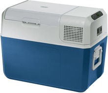 Mobicool MCF40 - Bärbart kylskåp - bredd: 36.5 cm - djup: 58.4 cm - höjd: 44.6 cm - 38 liter - Klass C - blå/grå
