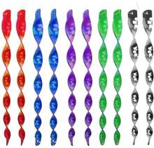INF Reflekterande spiraler / fågelskrämmor 10-pack Flerfärgad 30 cm
