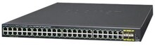 PLANET GS-4210-48T4S - Switch - Administrerad - 48 x 10/100/1000 + 4 x Gigabit SFP - rackmonterbar