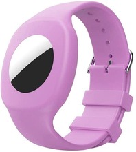 AirTags silicone wrist strap - Purple