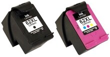 HP 62 2-pack svart/trefärg Kompatible bläckpatron
