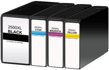 Kompatibel - Canon PGI 2500 XL combo pack 4 stk bläckpatron 140 ml
