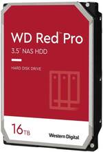 WD Red Pro WD161KFGX - Hårddisk - 16 TB - intern - 3,5" - SATA 6Gb/s - 7200 rpm - buffert: 512 MB