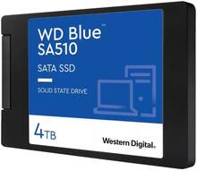 WD Blue SA510 WDS400T3B0A - SSD - 4 TB - inbyggd - 2.5" - SATA 6Gb/s