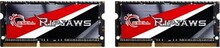 G.Skill Ripjaws F3-1600C11D-8GRSL - DDR3L - sats - 8 GB: 2 x 4 GB - SO DIMM 204-pin - 1600 MHz / PC3-12800 - CL11 - 1.35 V - ej buffrad - icke ECC