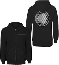 Bring Me The Horizon Hoodie Flower of Life Official Womens Black Zipped