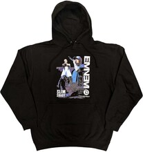 Eminem Hoodie Detroit Logo Marshal Mathers Official Unisex Black Pullover