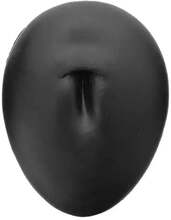Simulation Facial Features Silicone Model Practice Display Props, Style:Belly Button(Black)