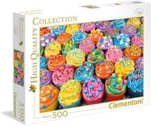 Clementoni High Quality Collection Pussel Colorful Cupcakes, 500 Bitar