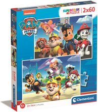 Pussel Paw Patrol 2x60 bitar, Clementoni