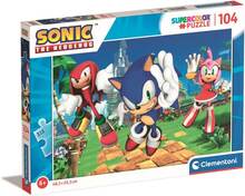Pussel Puzzles Kids Sonic 104 bitar, Clementoni