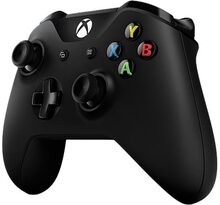 Microsoft Xbox Wireless Controller - Spelkontroll - trådlös - Bluetooth - svart - för PC, Microsoft Xbox One, Microsoft Xbox One S, Microsoft Xbox On